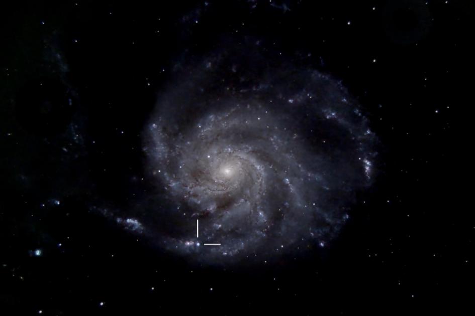 UK astrophysicist identifies star that exploded 21 million light-years away