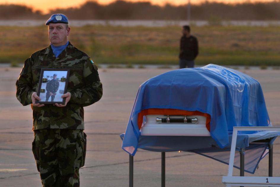 Lebanon charges five men over killing of Irish peacekeeping soldier