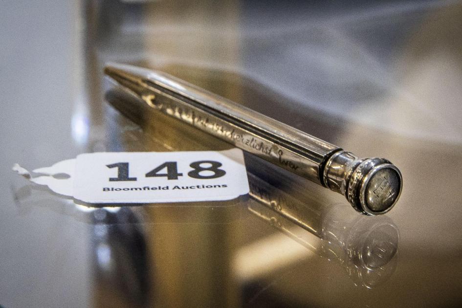 Pencil purported to have belonged to Adolf Hitler sells for 10th of estimate