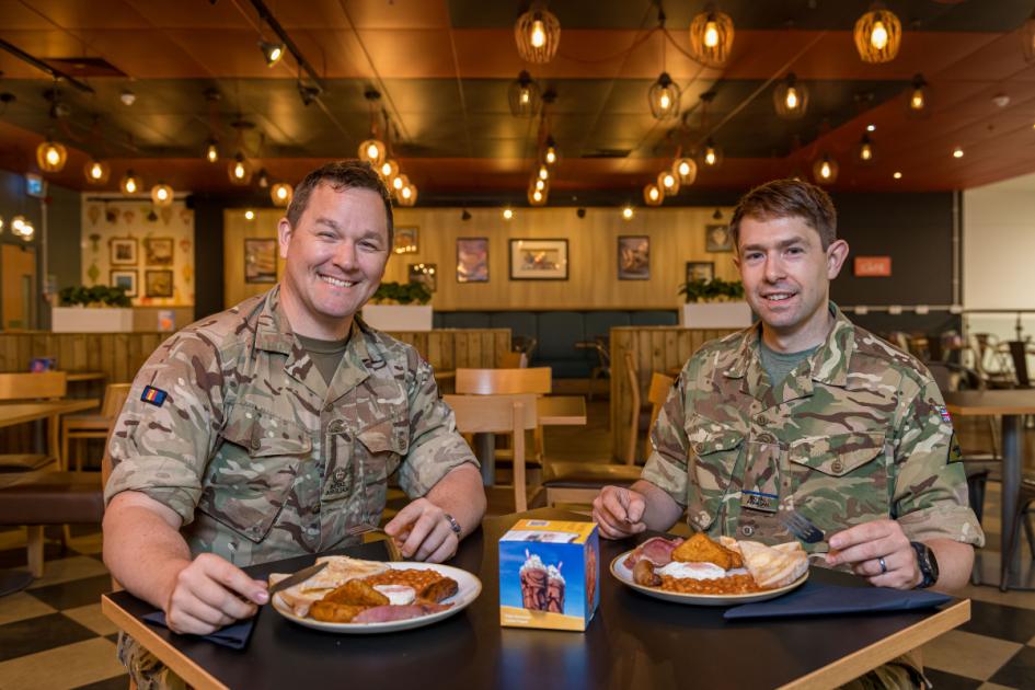 Tesco offers serving Armed Forces personnel a free breakfast