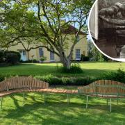The bench was unveiled at Dedham's Munnings Art Museum