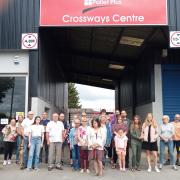 Residents Against Commercial Expansion (RACE) standing strong against Pallet Plus at the Crossways Centre.