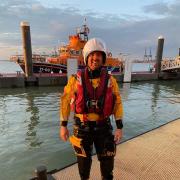 Sam Bray’s adrenaline was going high last Thursday when Harwich RNLI crews were called to assist a yacht which had suffered a fouled propeller Photo credit: RNLI Harwich Lifeboat Station