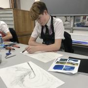 Creative - Harwich and Dovercourt High school students working on the project