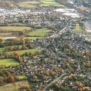 An aerial view of Colchester