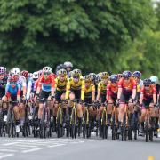 Return - A pack of cyclists taking part in the Women's Tour. Picture: Steve Brading