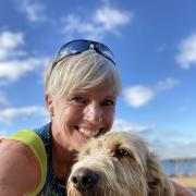 Runners - Deb and her dog Rusty will take part in  the London Virtual Marathon.