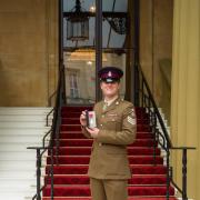 Honour - Staff Sergeant Ty Jewell, of 3 Medical Regiment, was presented with the MBE at Buckingham Palace