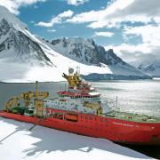 Research - RRS Sir David Attenborough during ice trials during its maiden voyage to Antarctica. Picture: PA