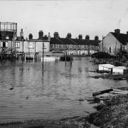 Devastating - An image from the 1953 floods.