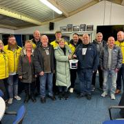Generous - Dovercourt Bay Swimmers donated the funds to Harwich RNLI.