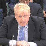 Boris Johnson giving evidence to the Privileges Committee at the House of Commons, London. Picture date: Wednesday March 22, 2023. Picture: PA