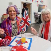 Celebration time: Helen Argent and June Jones at the Coronation Celebration at CVS Tendring's Dovercourt and Harwich Hub