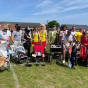 Variety - Racers came up with all sorts of costumes and prams for the event