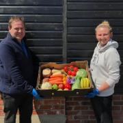 Appeal - Delivery - Jimmy Lane and Ellie Steele, of Birchwood Farm Shop Image: Newsquest