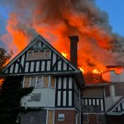 Blaze - the fire was at the Grade II listed Grange building