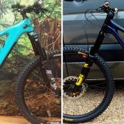 Two bikes worth £20,000 were stolen from a shop in Suffolk
