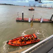 Harwich ILB returning from the shout. Image: RNLI/Peter Thurston