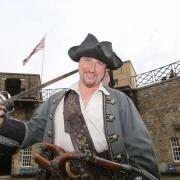 SHANTY AUCTION: Tim Jones at the Redoubt Fort at a previous year's festival