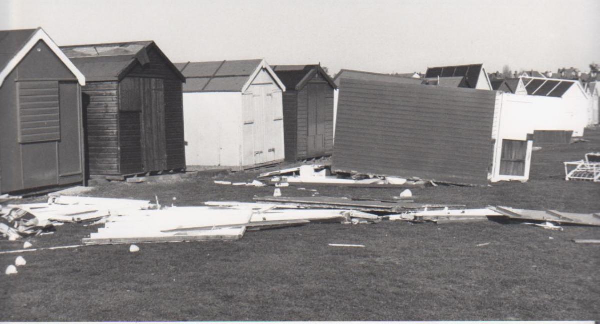 Pictures of the hurricane damage in 1987