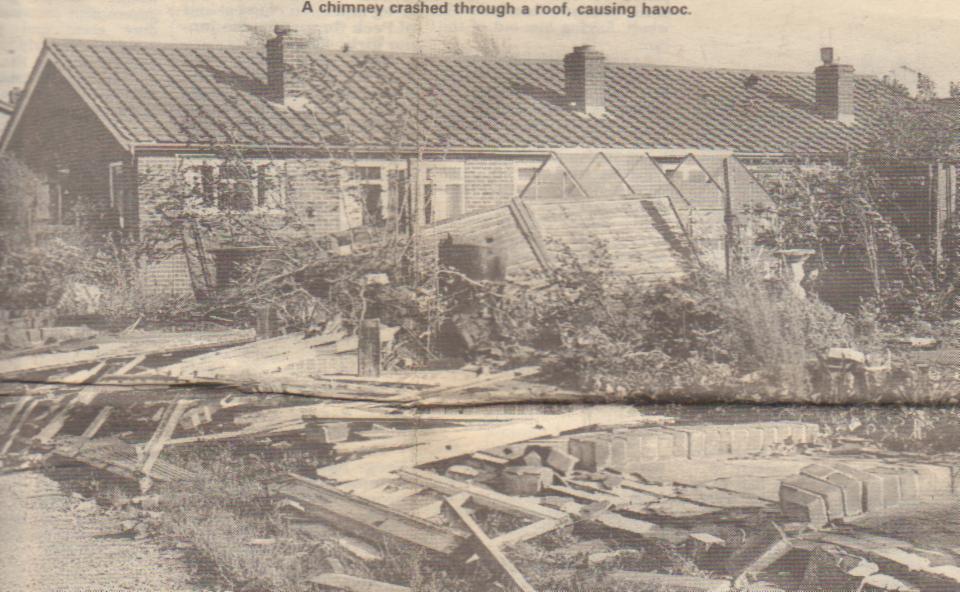 Pictures of the hurricane damage in 1987