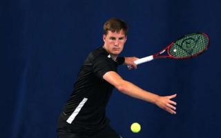 Ball work - Henry Patten is set to make his Wimbledon debut today in the men's doubles Picture: NIGEL FRENCH PA