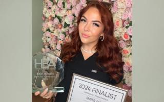 Finalist - Chloè Jones of Manningtree's Skin & Vain has been shortlisted for the second year in the row by the UK Hair and Beauty Awards